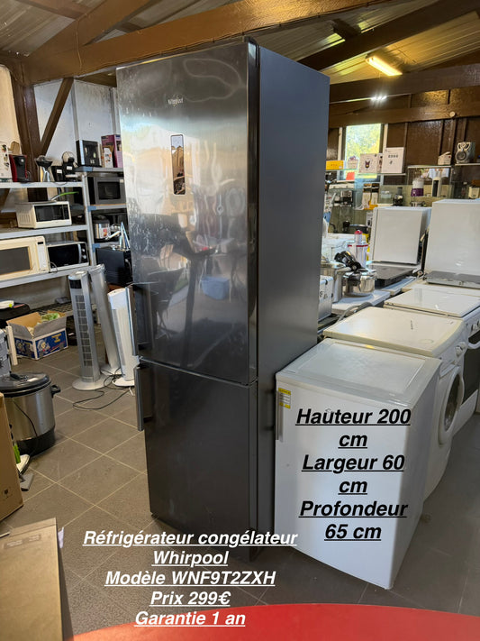 Réfrigérateur congélateur froid ventilé whirpool 067681