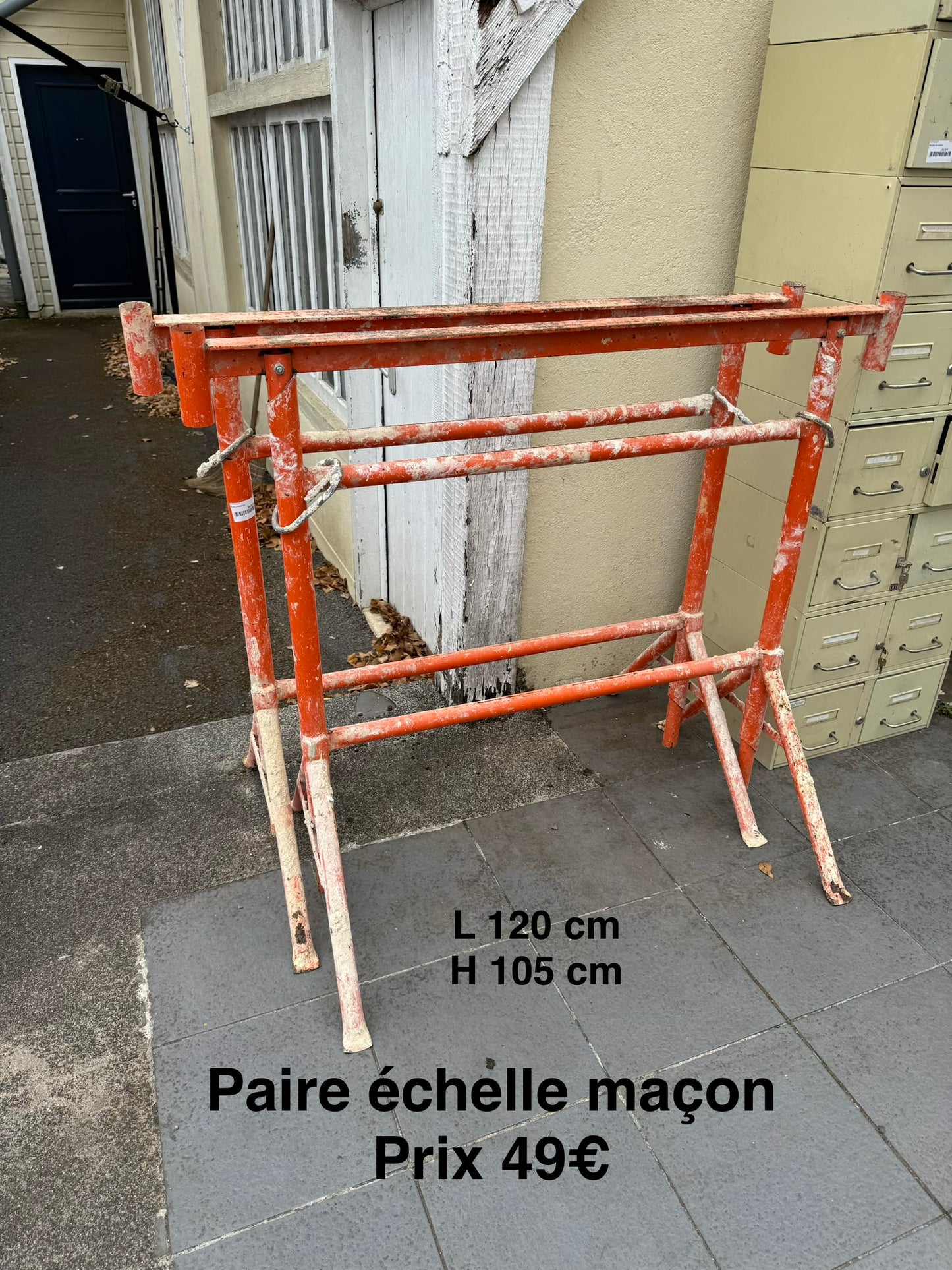 Paire échelle maçon 062681