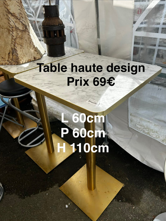 Table haute design 048805