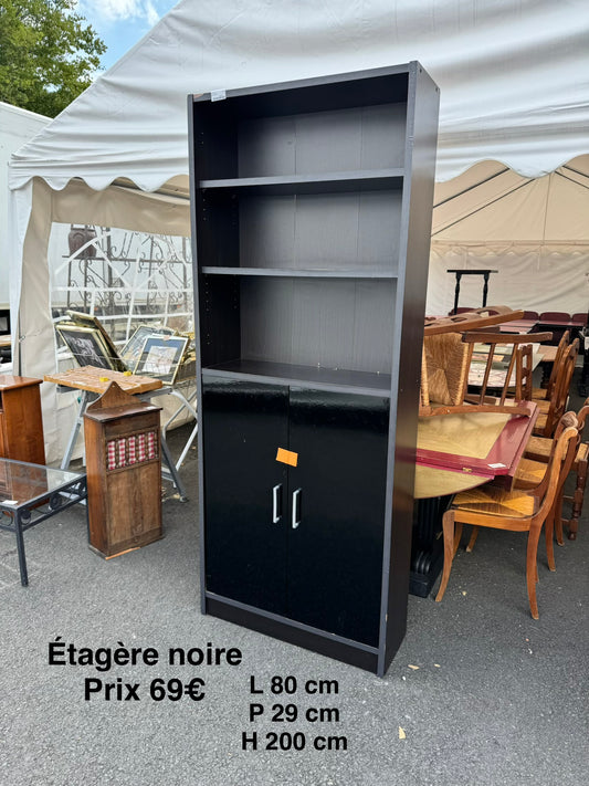 Étagère noire 063014