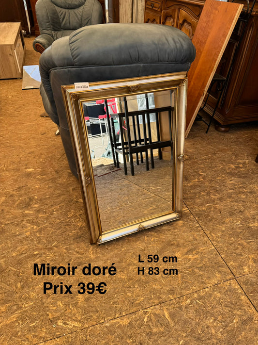 Miroir doré 060748