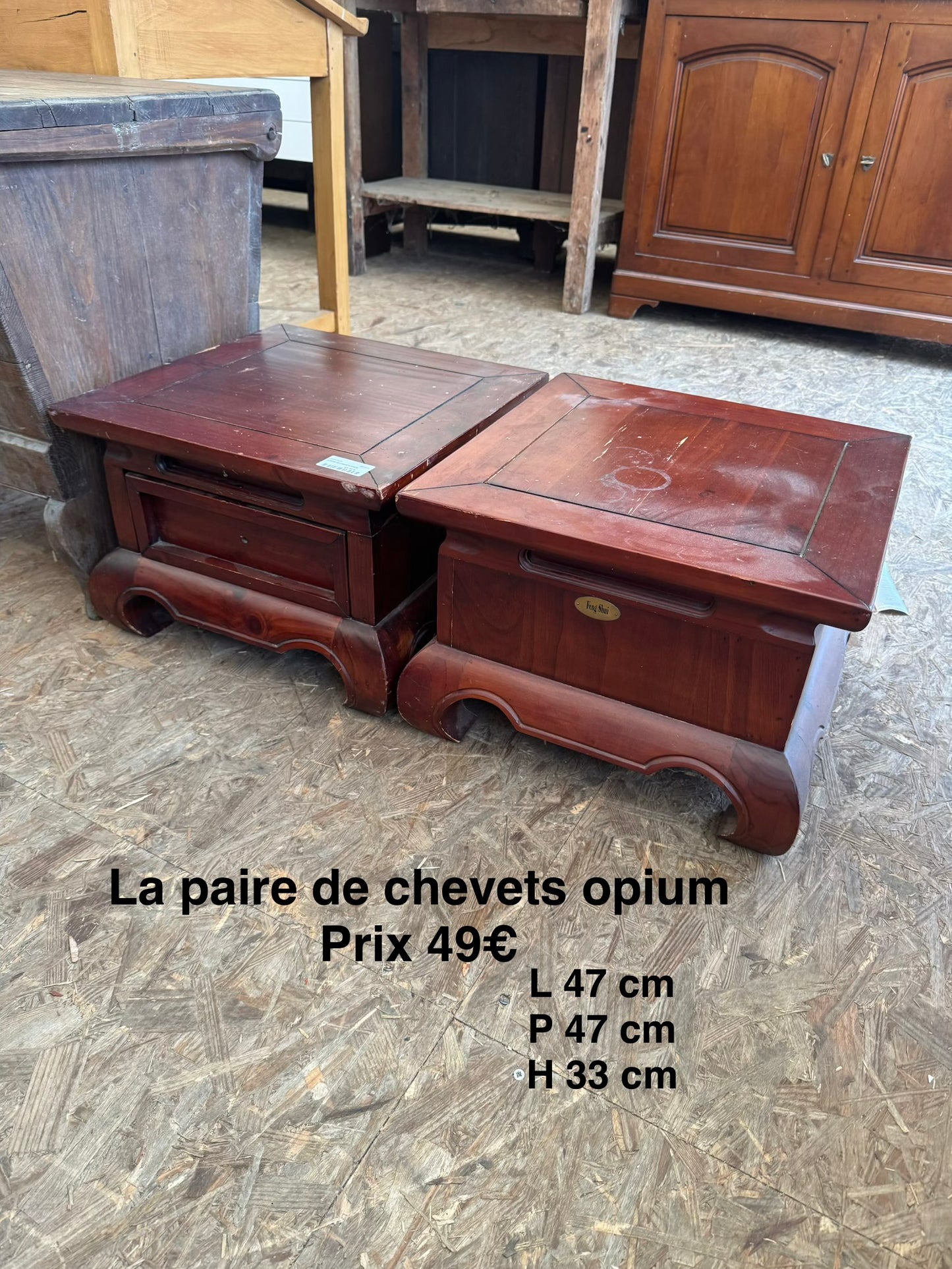 La paire de chevets opium 067828