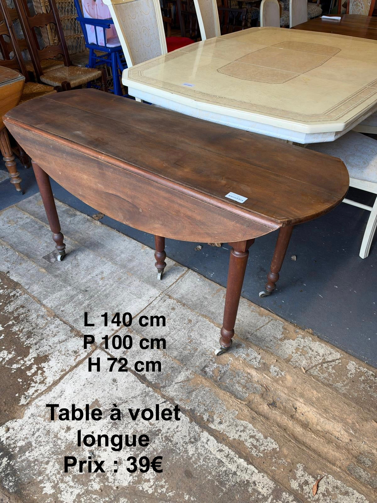 Table à volet longue 069818