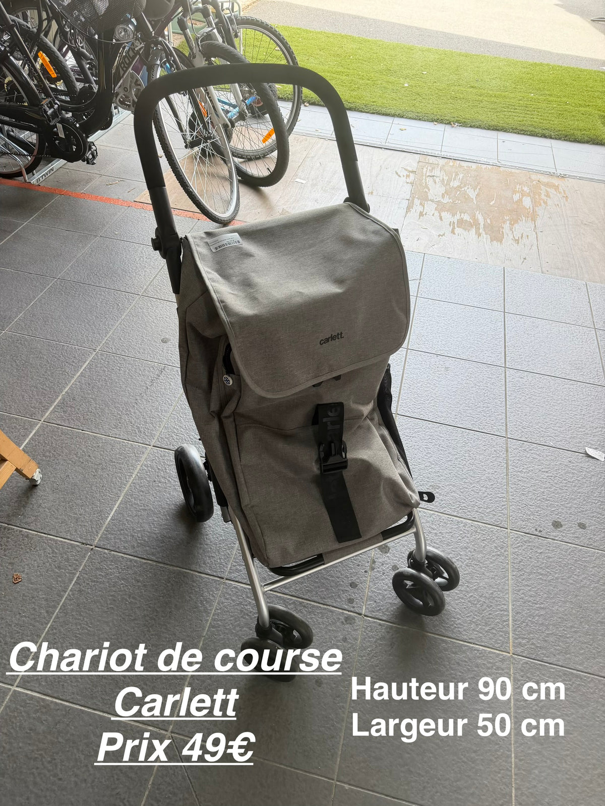 Chariot de course Carlett 068059