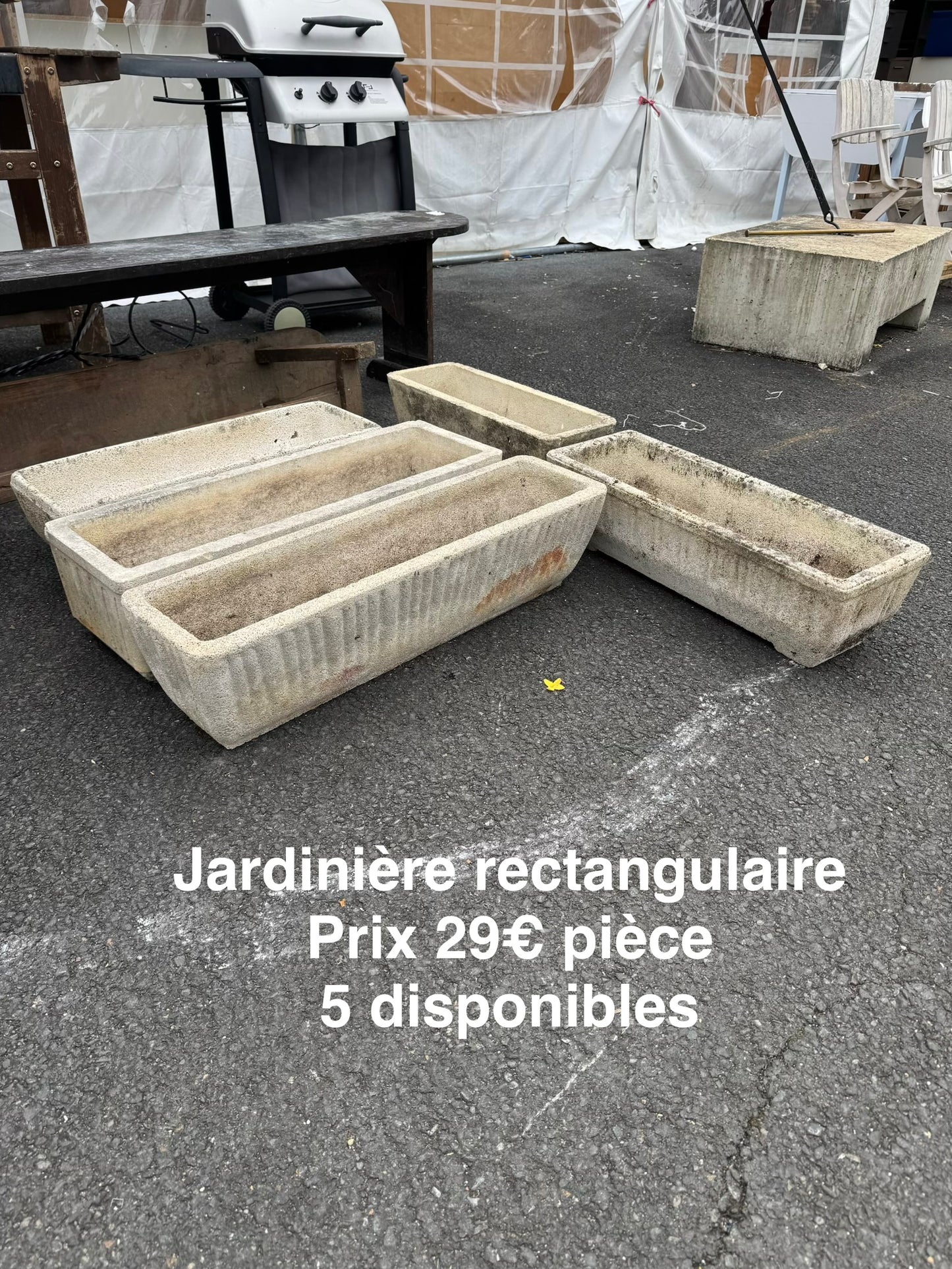 Jardinière rectangulaire 062636