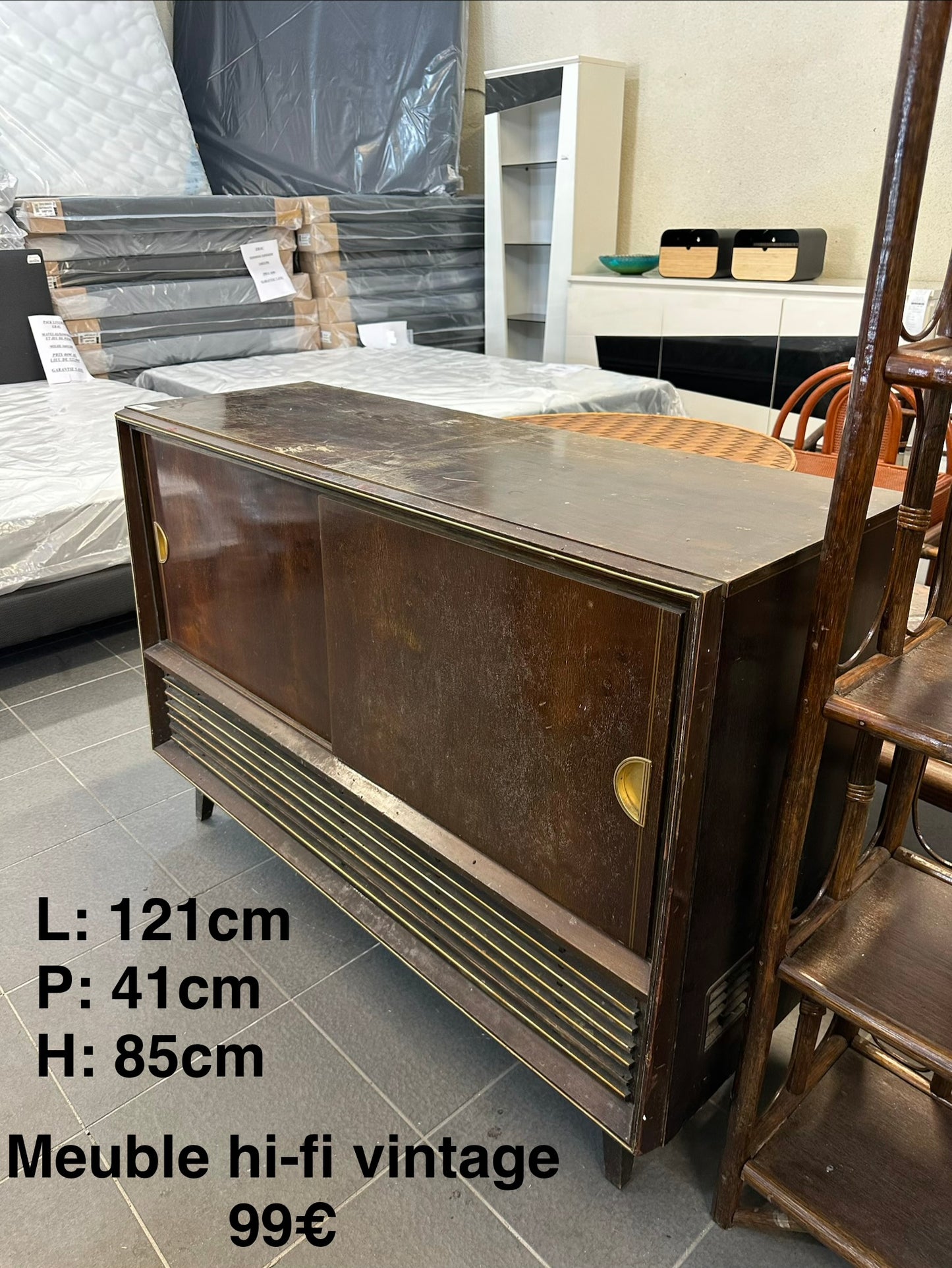 Meuble hi-fi vintage 058753