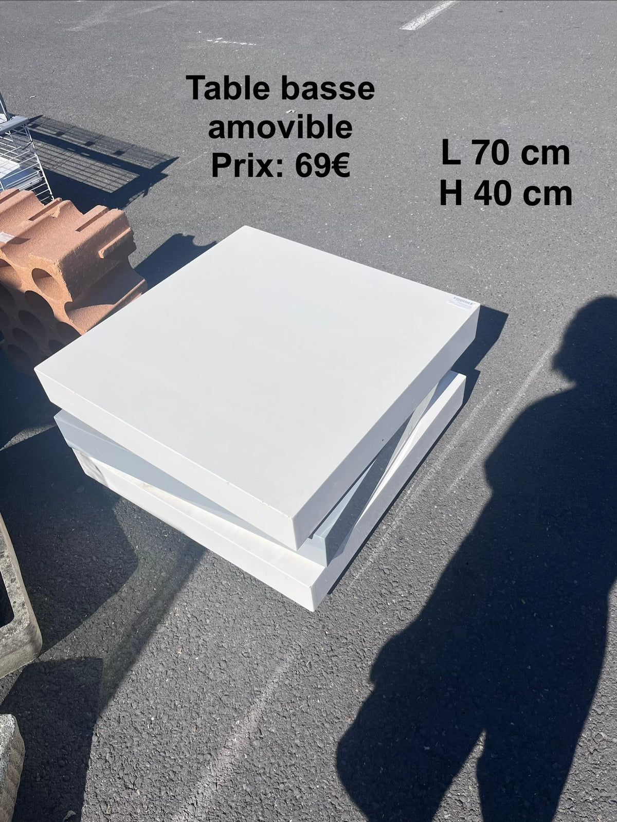 Table basse amovible 068656