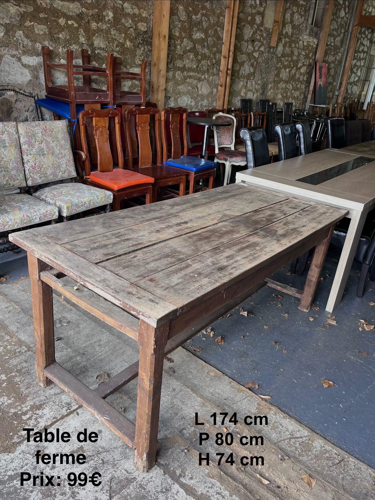 Table de ferme 067516