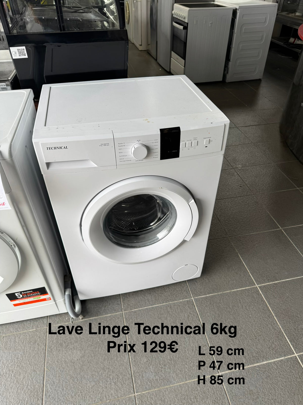 Lave linge Technical 6kg 068791