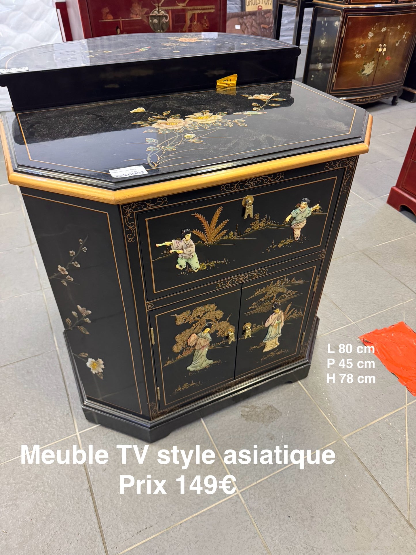 Meuble TV style Asiatique 048479