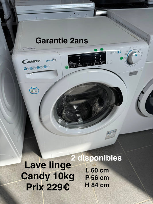 Lave linge Candy 10kg 059103