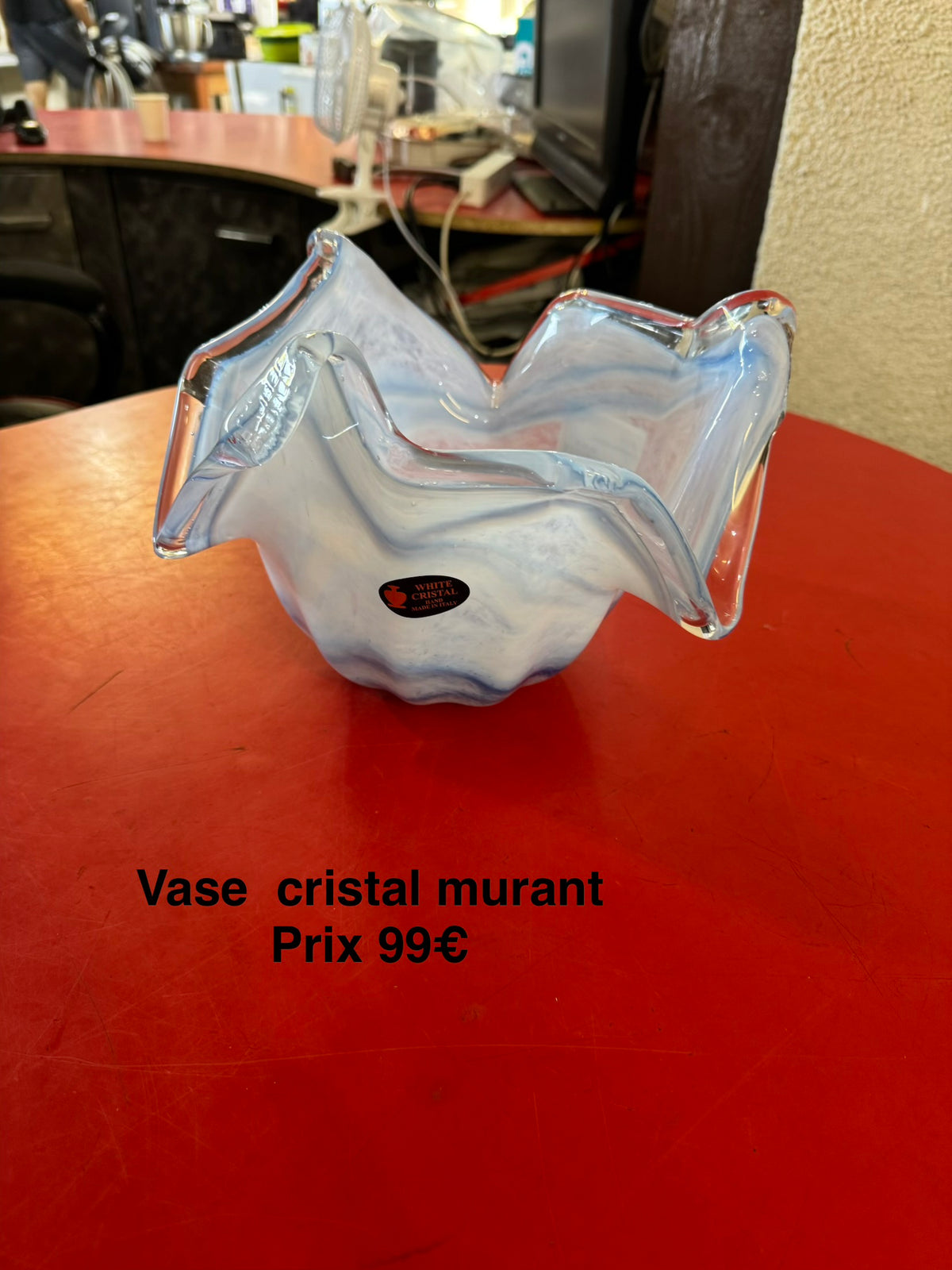 Vase cristal Murano 067799