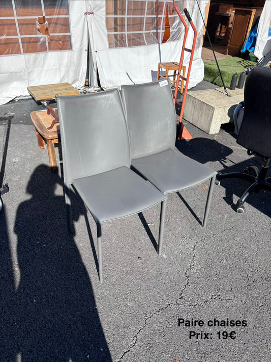 Paire chaises 069324