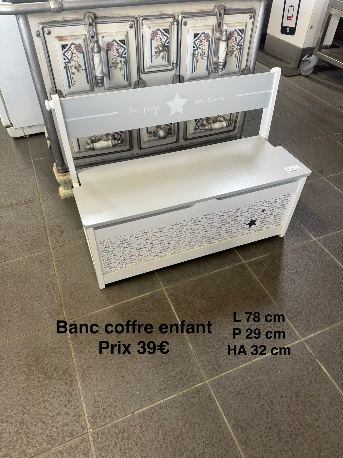 Banc coffre enfant 068305
