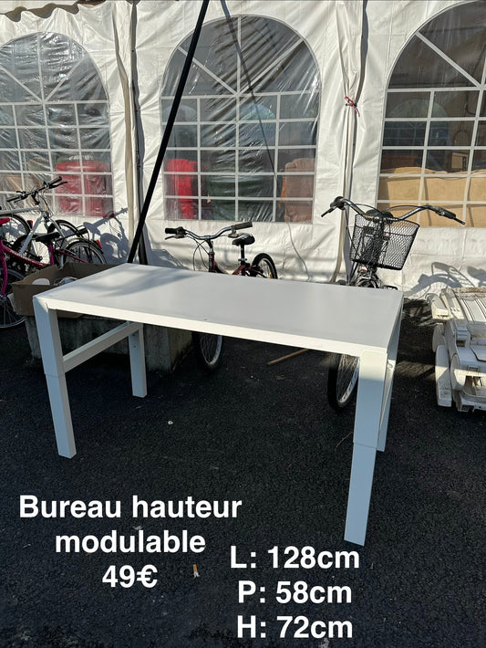 Bureau hauteur modulable 054826