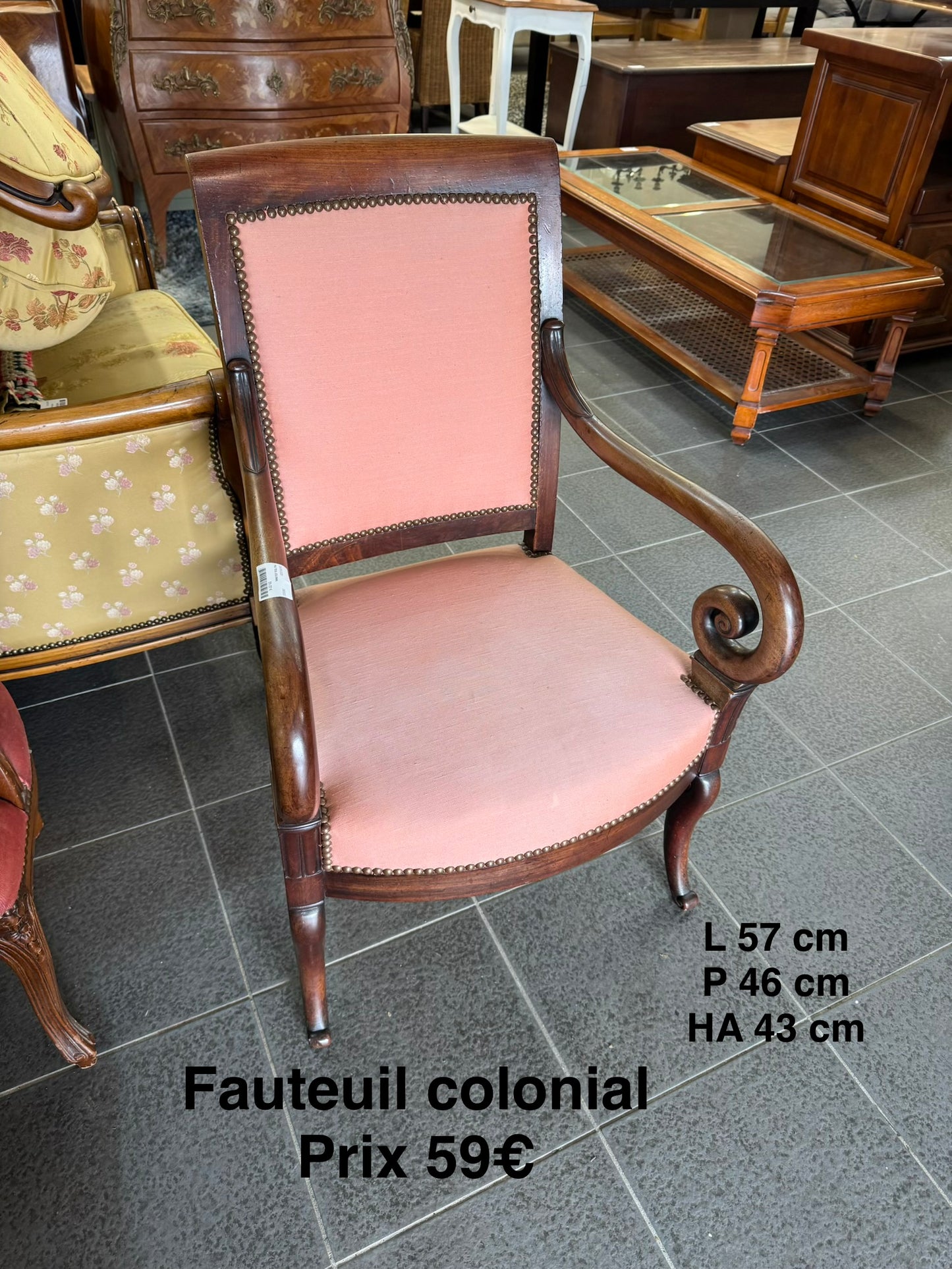Fauteuil colonial 063007