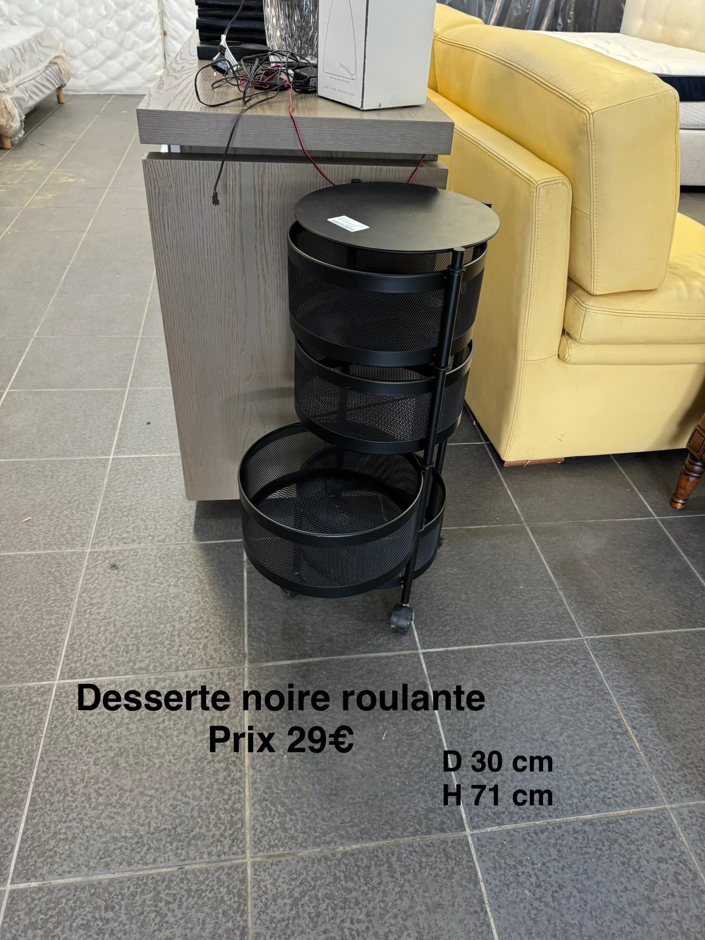 Desserte noire 065409