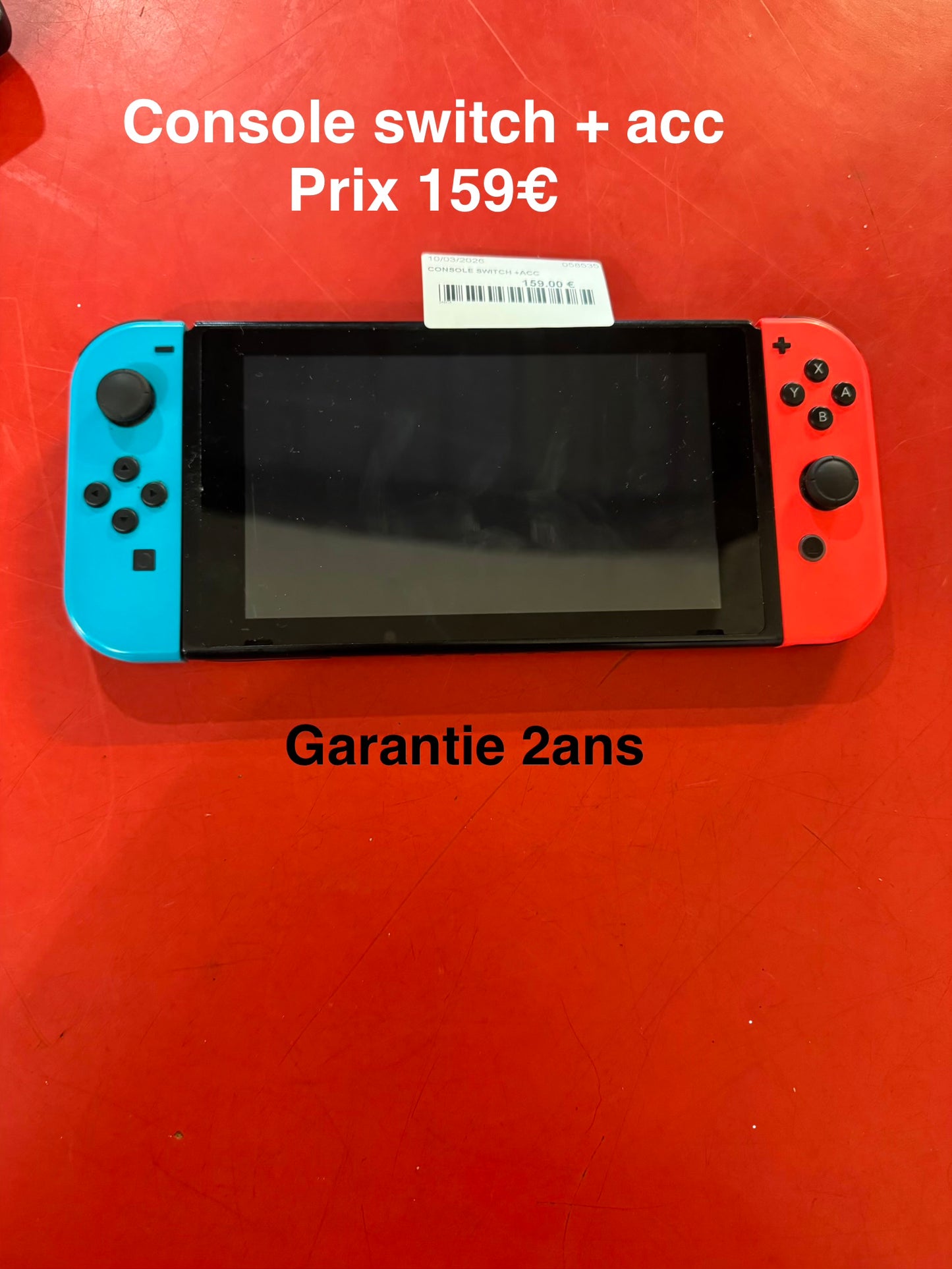 Console switch + acc 058535