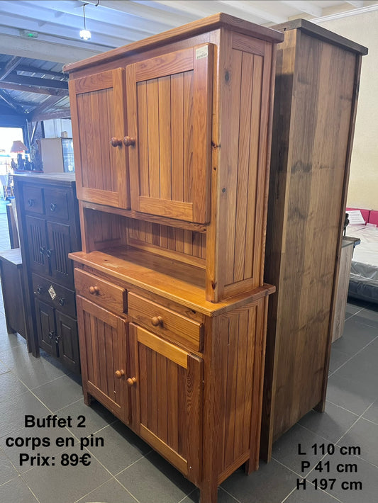 Buffet 2 corps en pin 067646