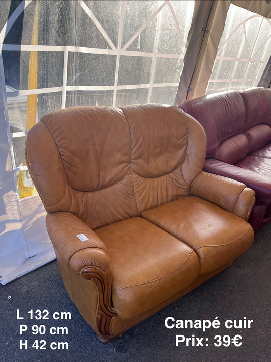 Canapé cuir 068648
