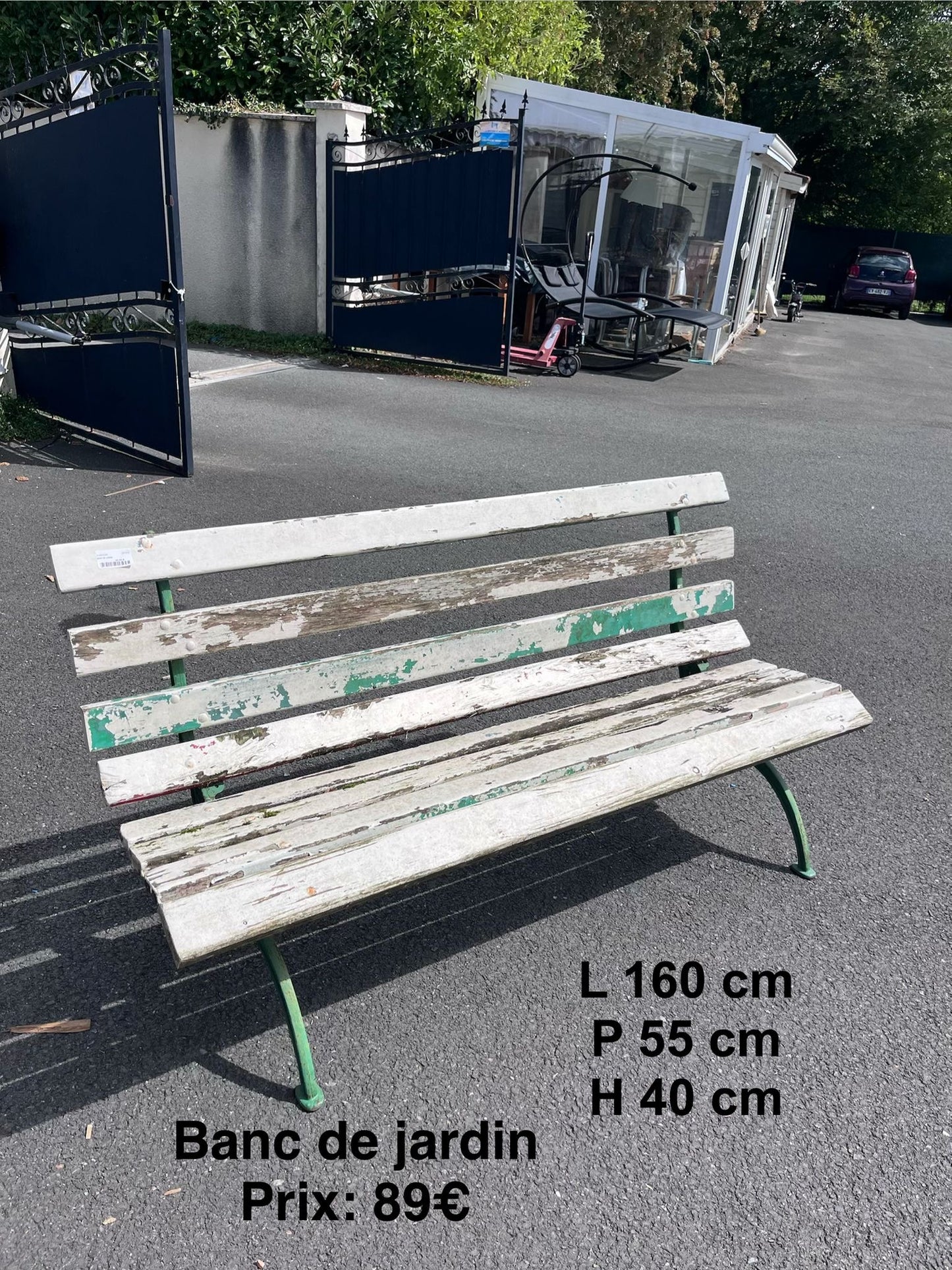 Banc de jardin 067518