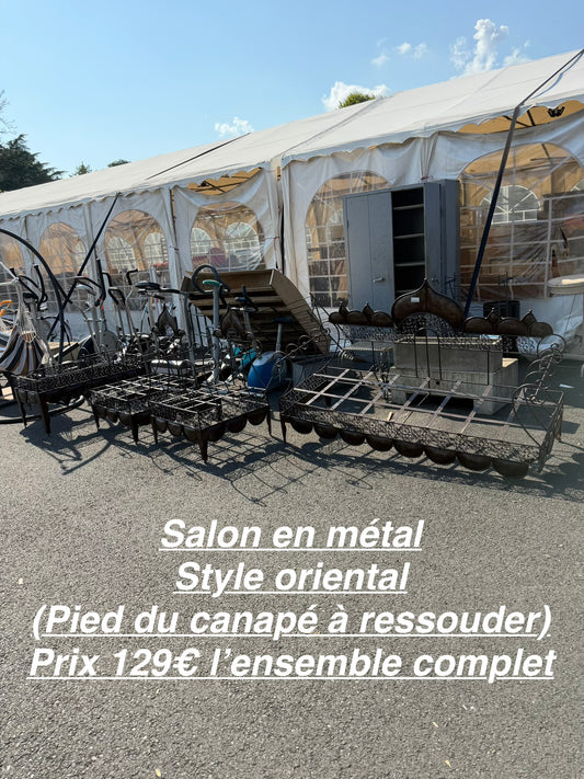 Salon de jardin style oriental l’ensemble 066800