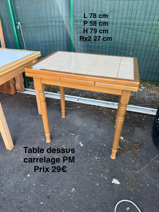 Table dessus carrelage PM 064424