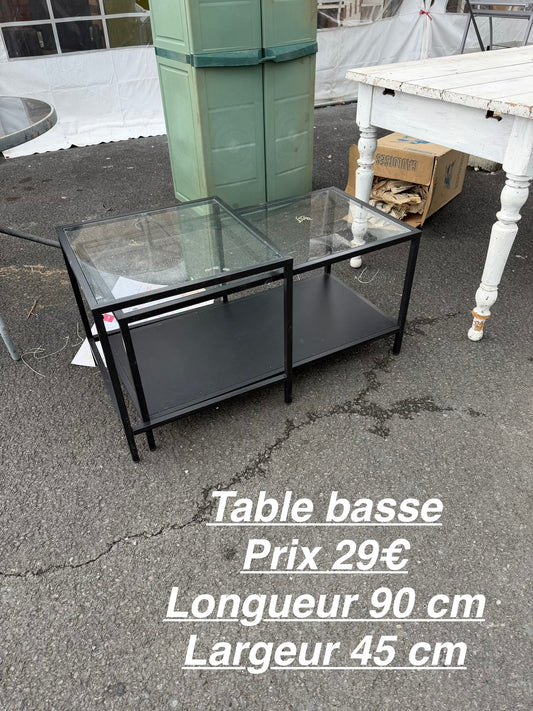 Table basse verre 061433