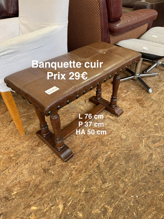 Banquette cuir 056457