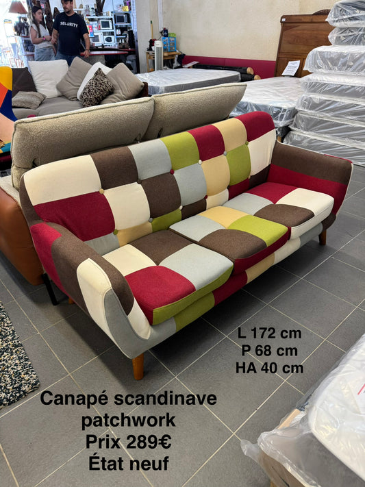 Canapé scandinave patchwork 062775