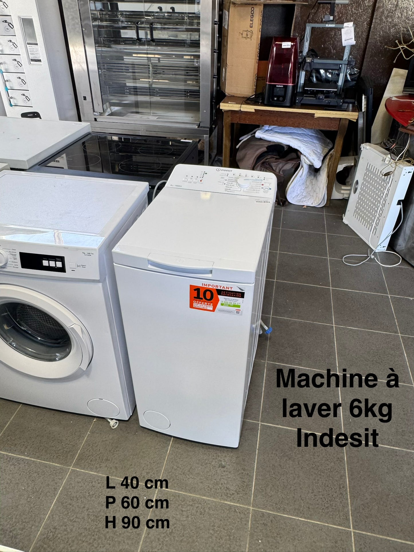 Machine à laver Indesit 6kg 063727