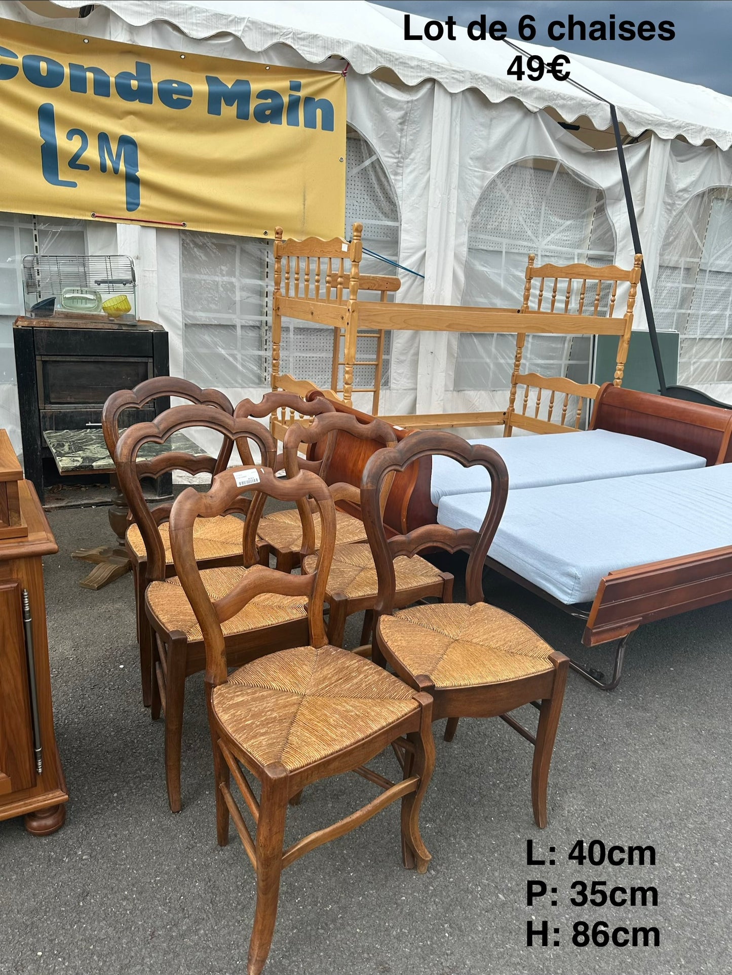 Lot de 6 chaises 064620