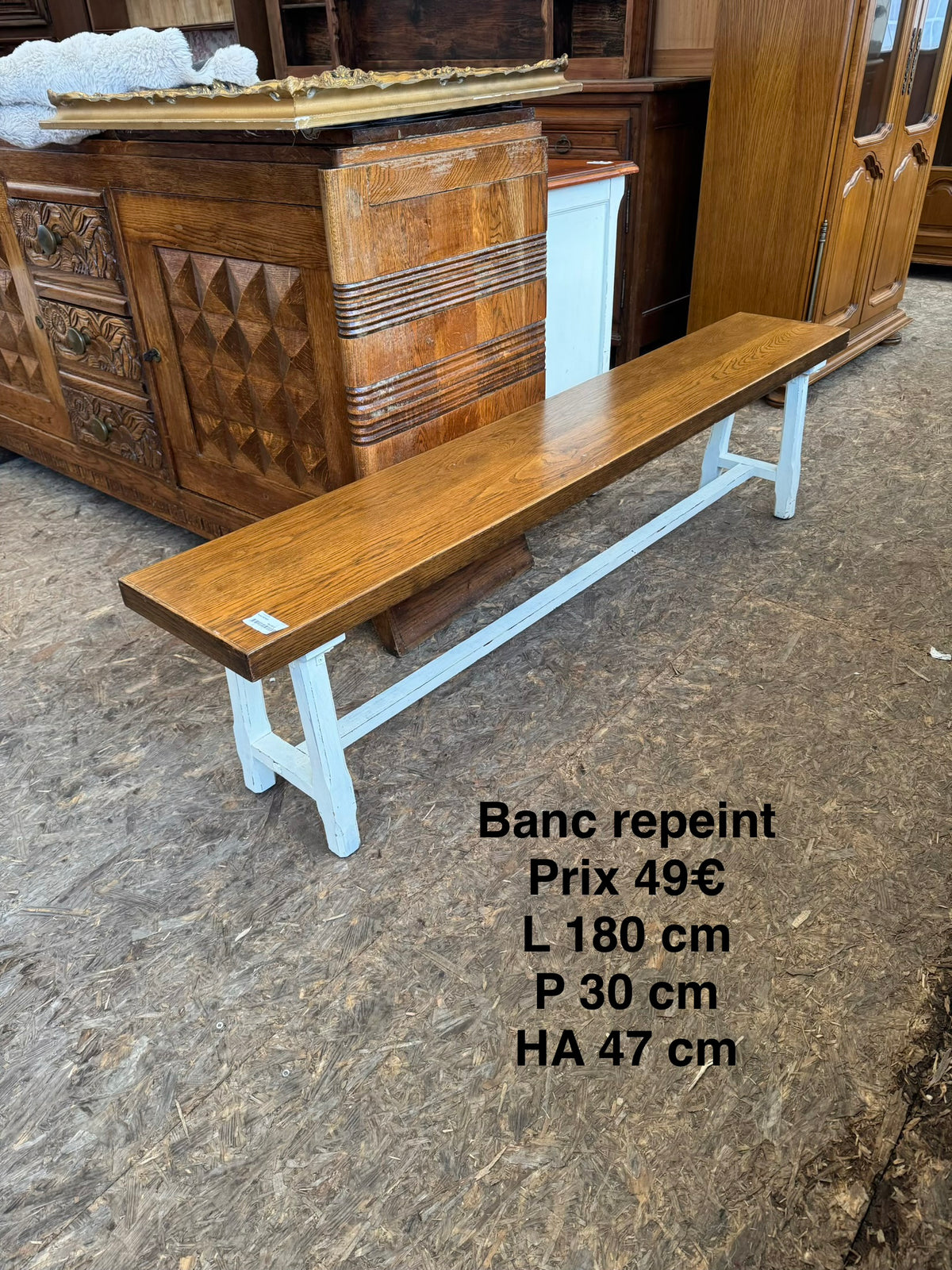 Banc repeint 069252