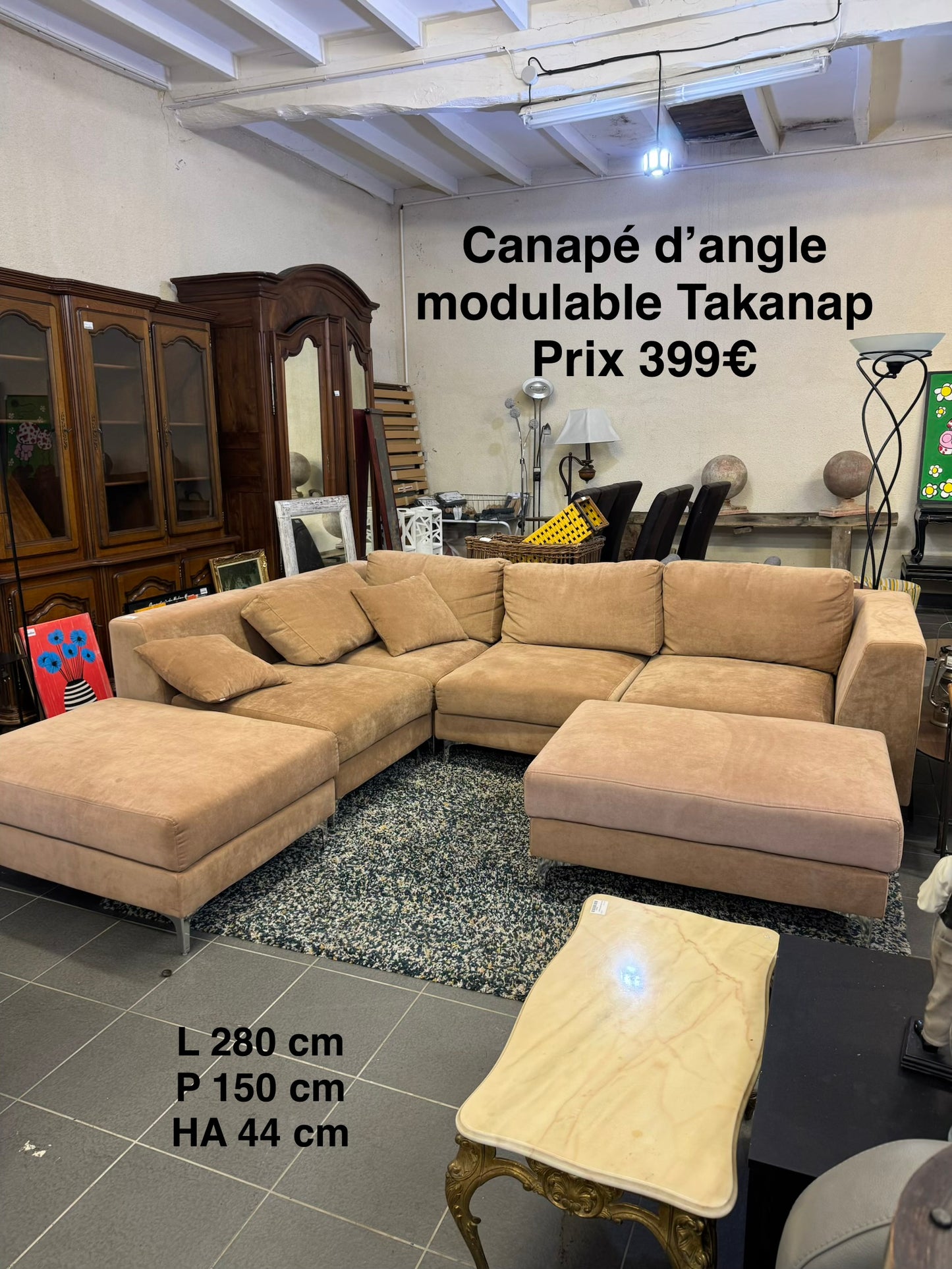 Canapé d’angle modulable Takanap 065270
