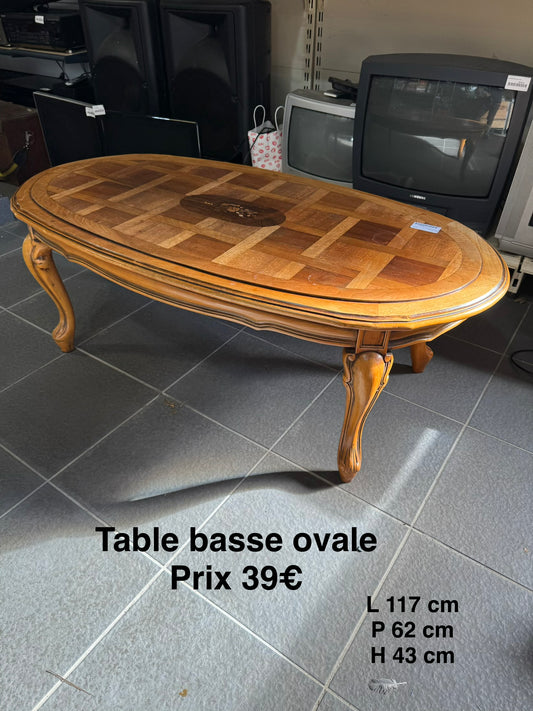 Table basse ovale 062992