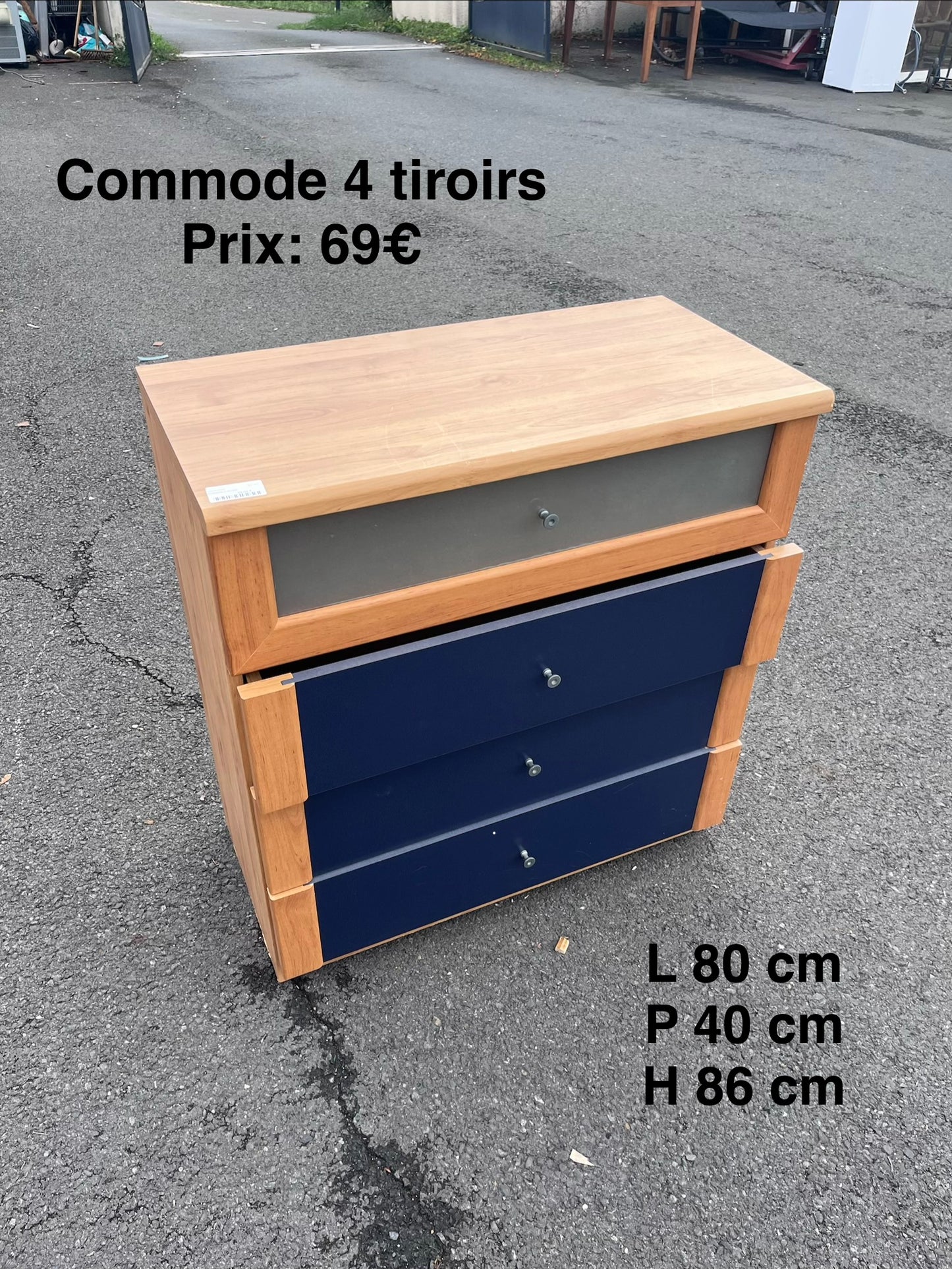 Commode 4 tiroirs 067407