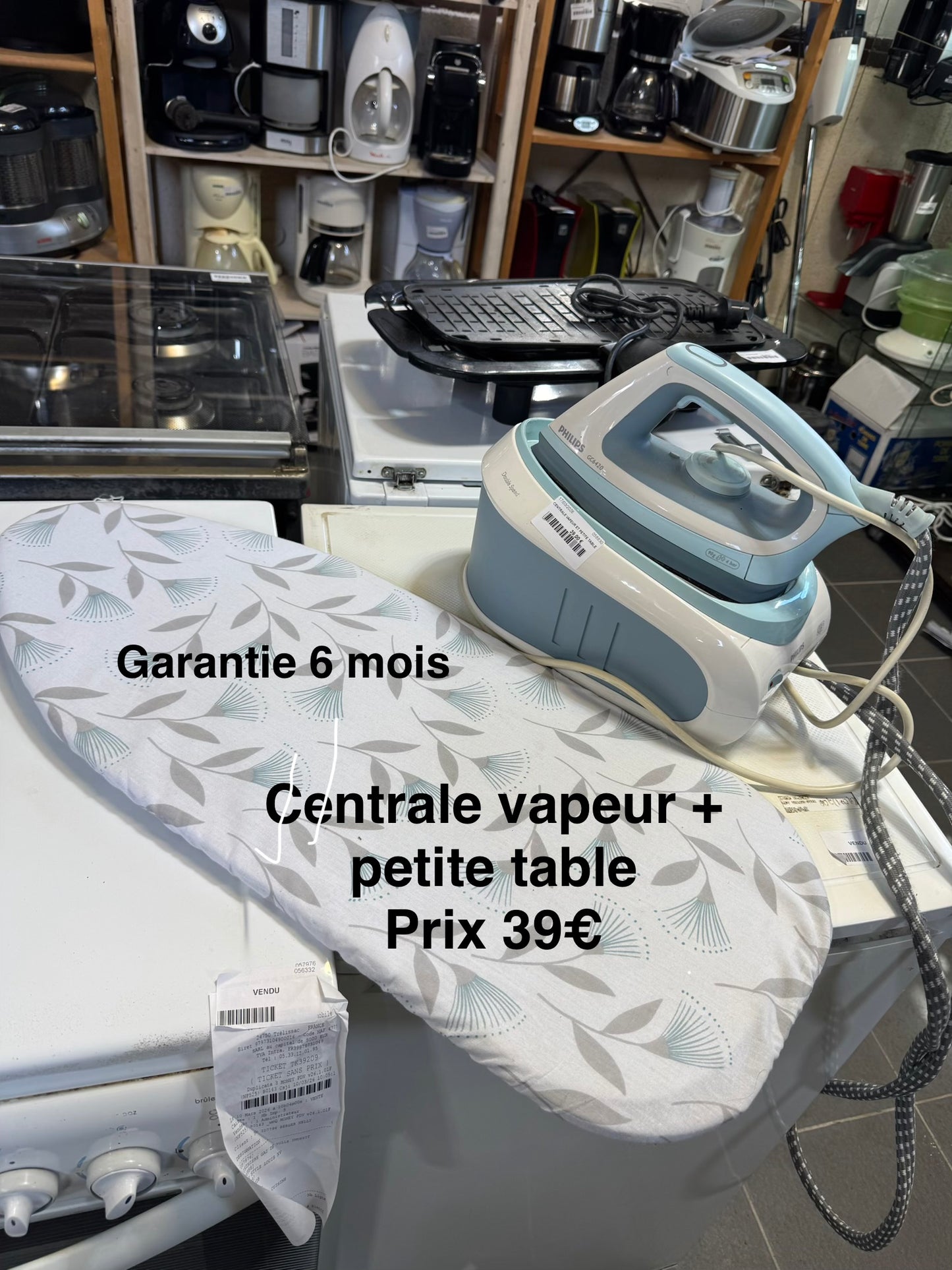 Centrale vapeur + petite table 058830