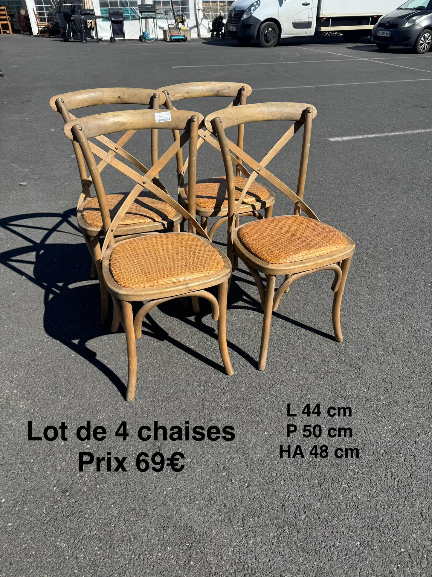 Lot de 4 chaises 064186