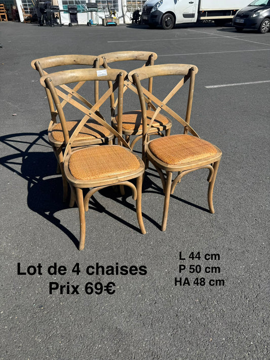 Lot de 4 chaises 064186