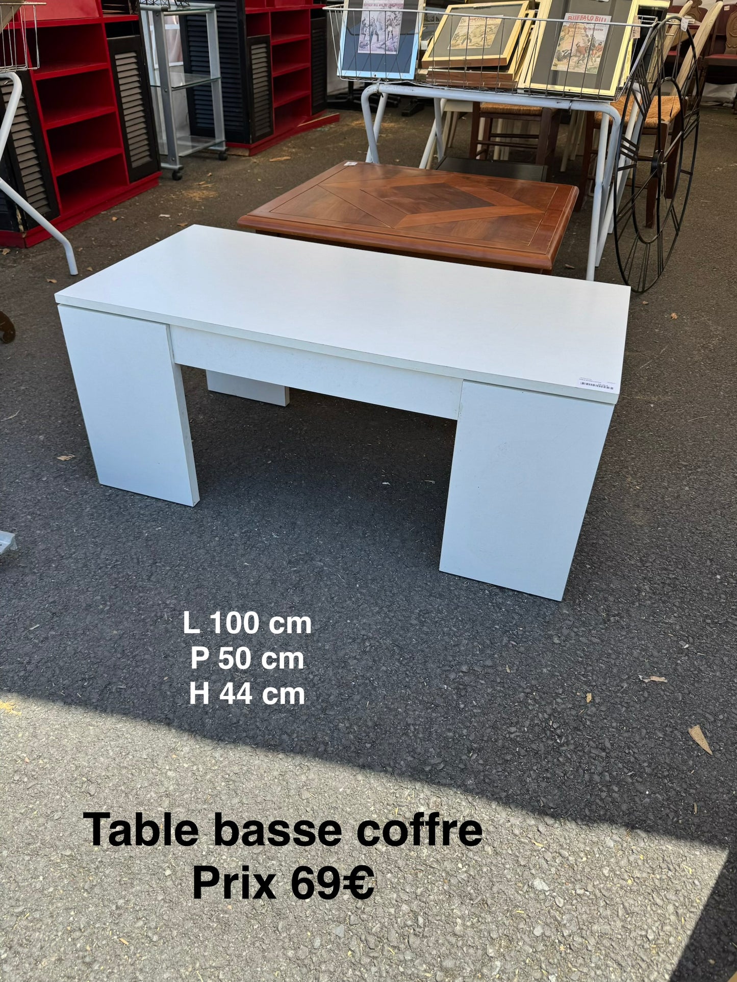 Table basse coffre 063620