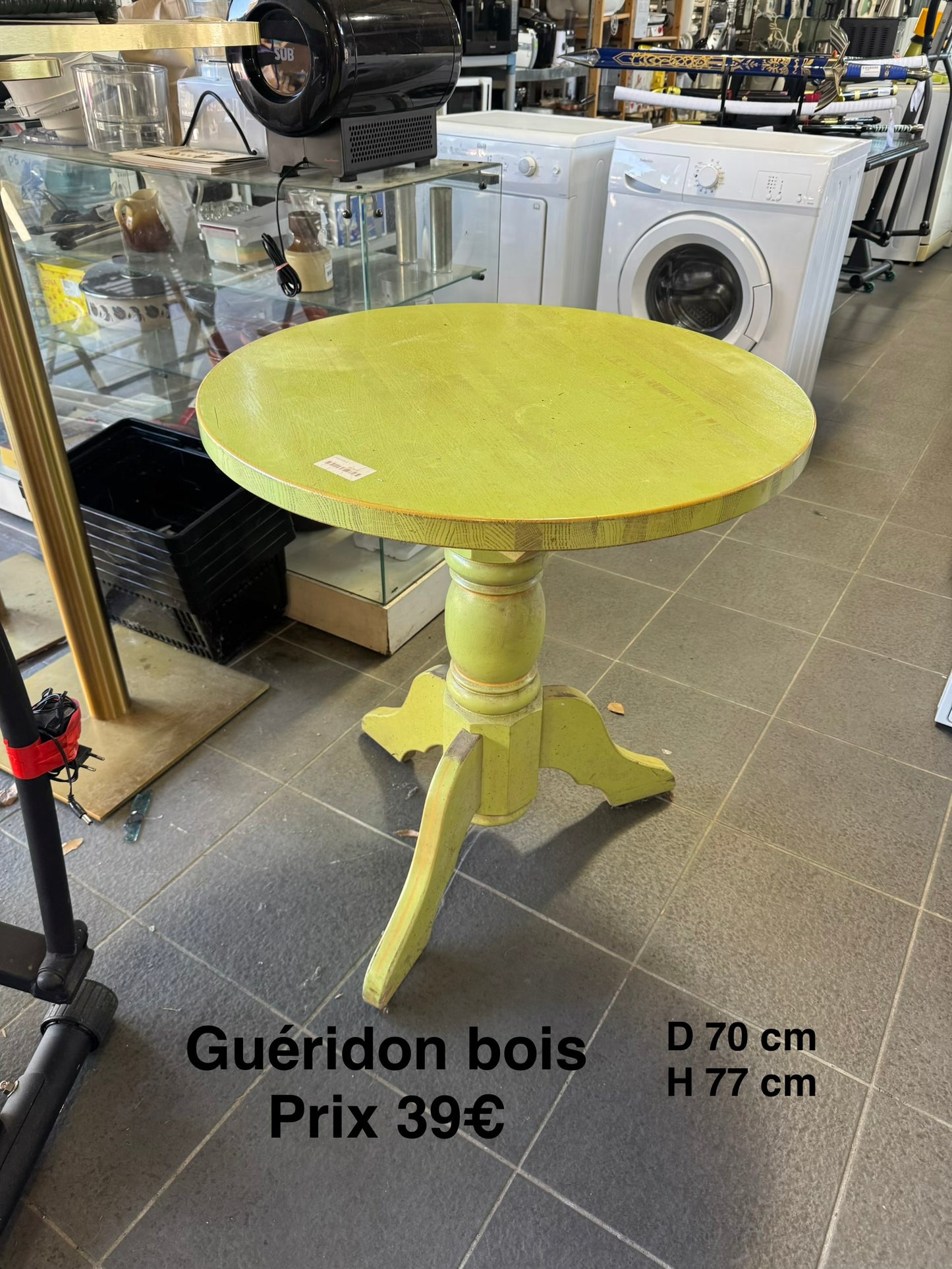 Guéridon bois 061730