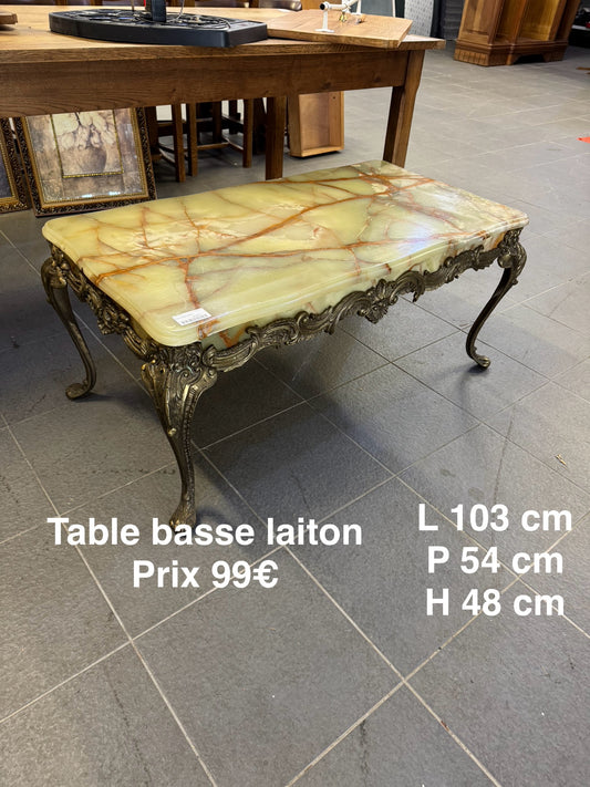 Table basse en laiton 048220