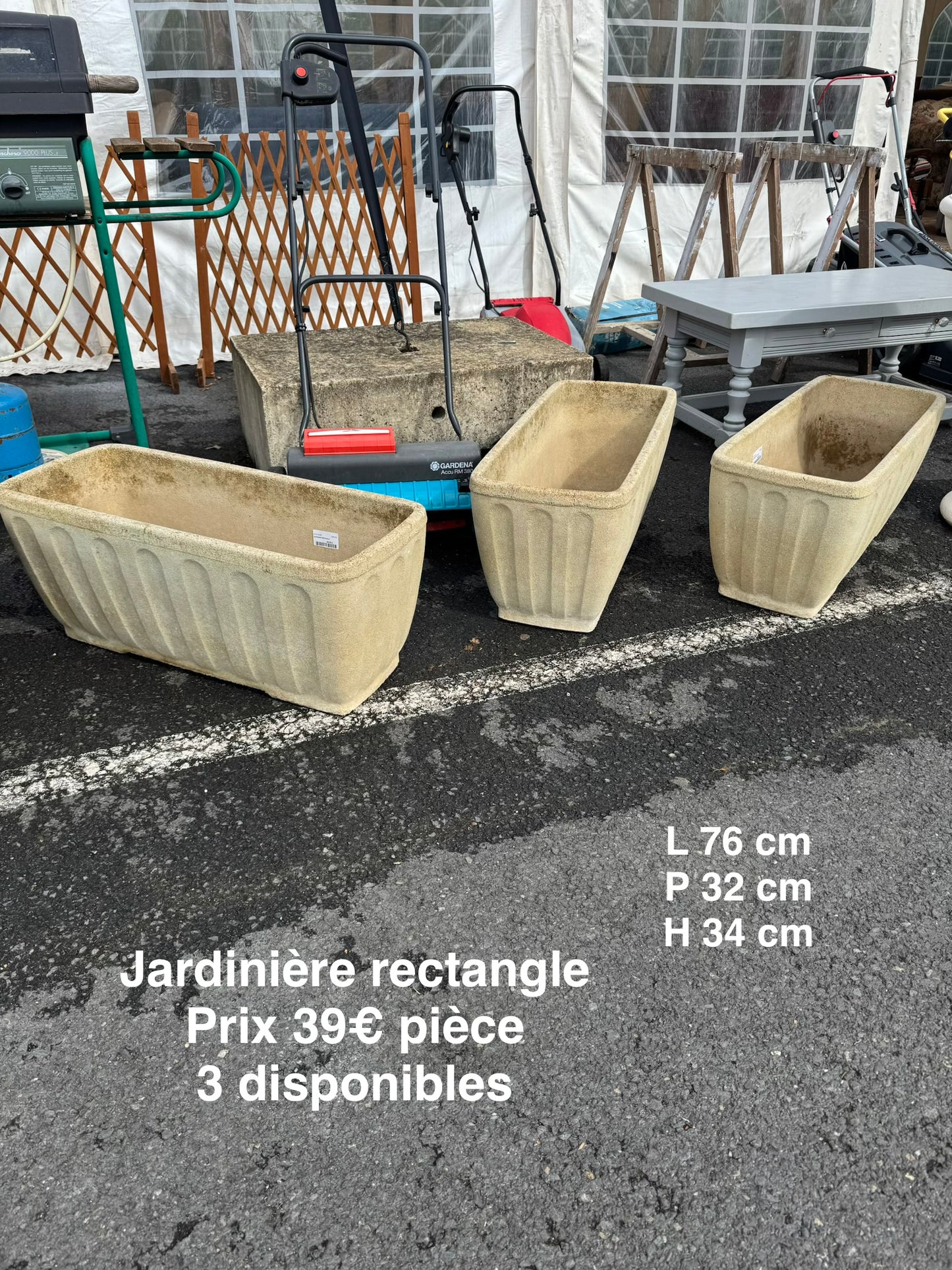 Jardinière rectangle 065152