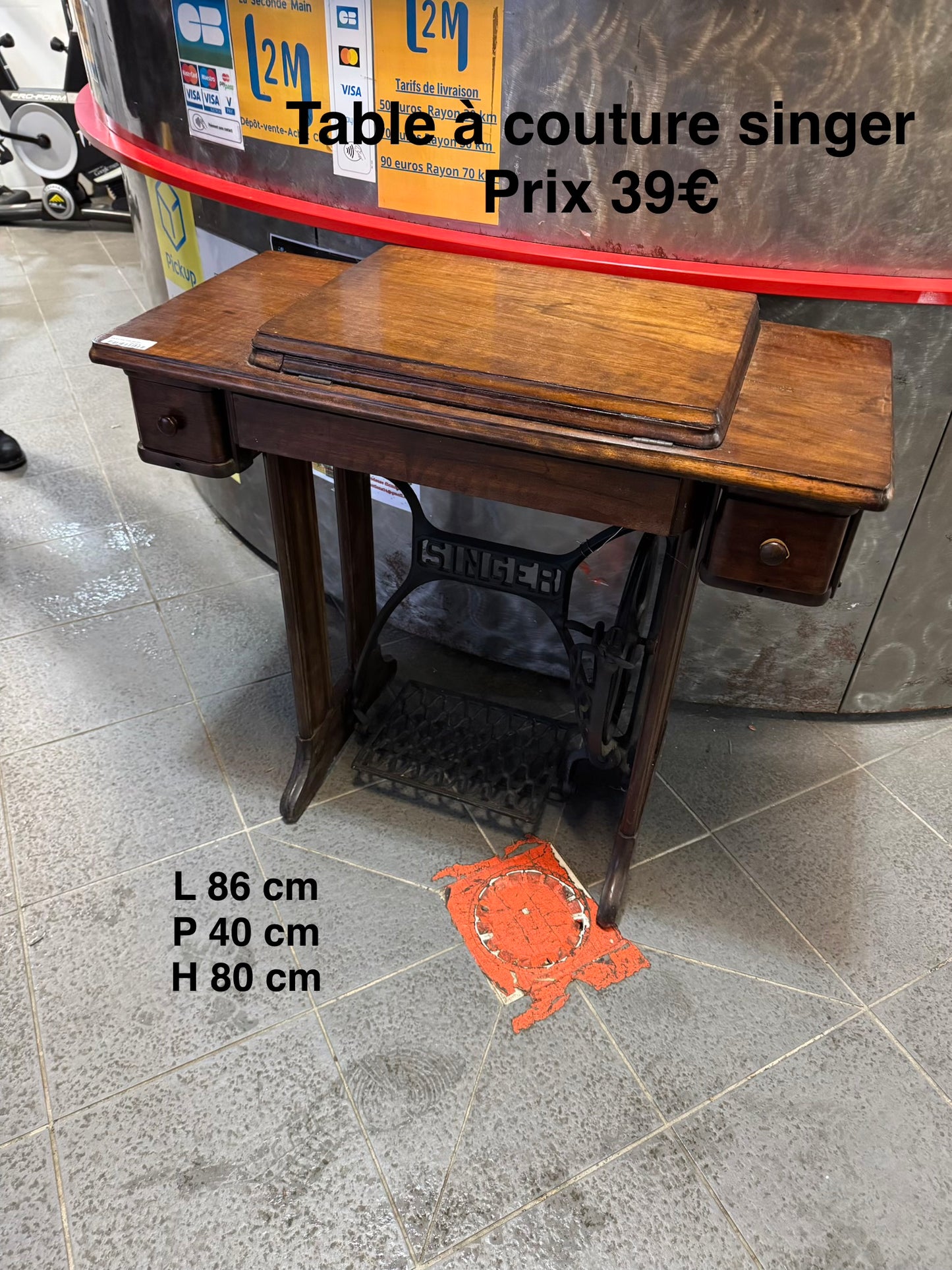 Table à couture singer 053148