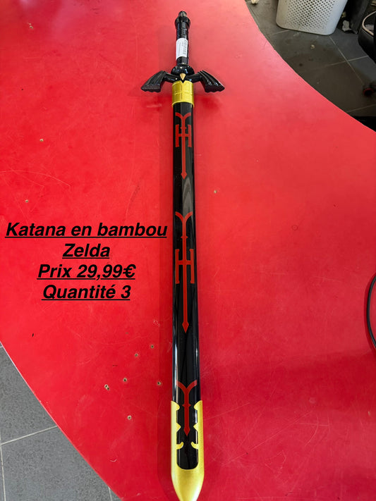 Katana en bambou Zelda