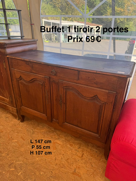 Buffet 1 tiroir 2 portes 047817