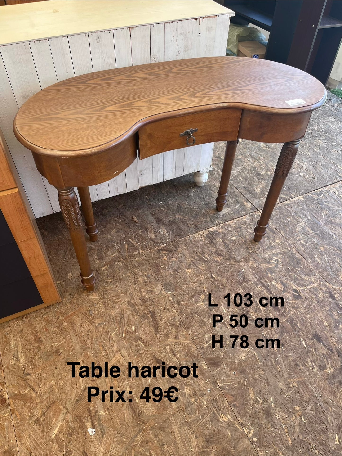 Table haricot 067569