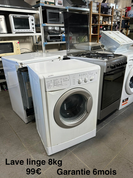 lave linge indesit 8kg 055040