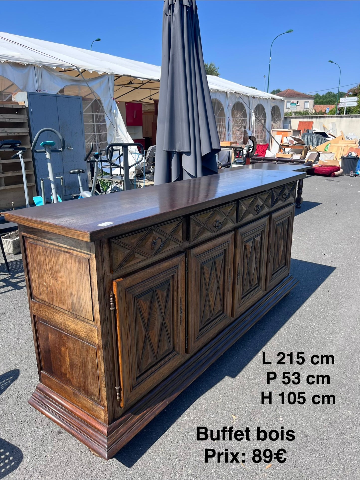 Buffet bois 066704