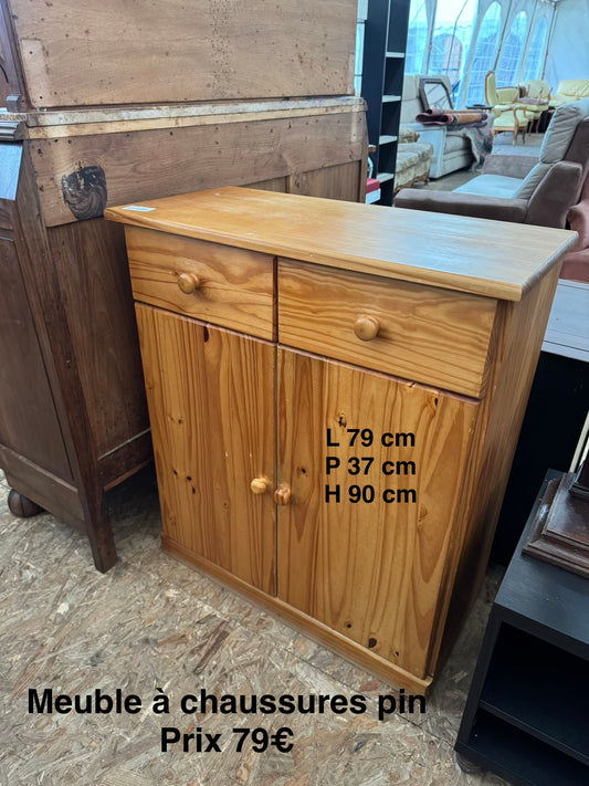 Meuble à chaussures pin 057373